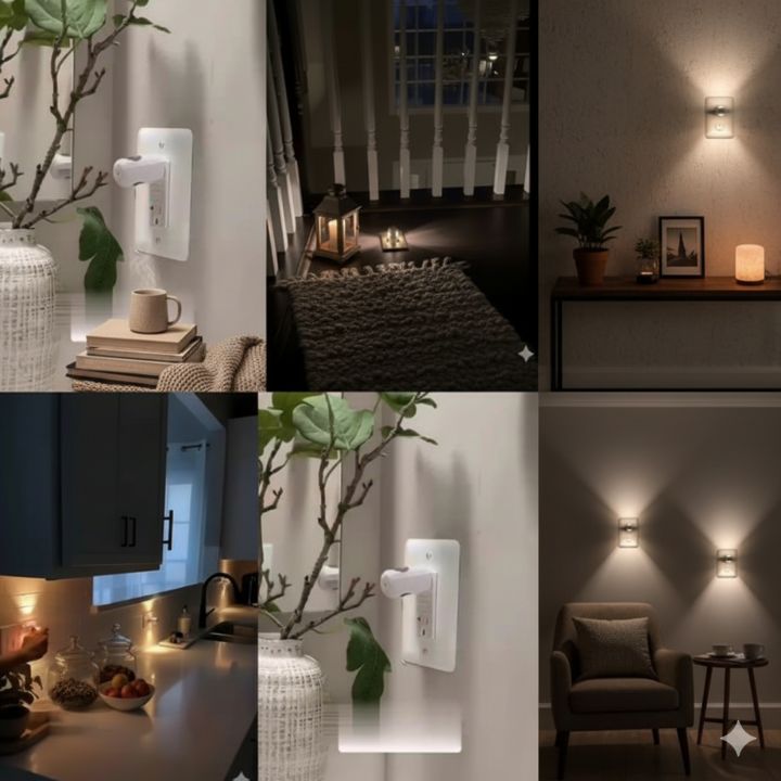 Socket Night Light – Turn Outlets into Soft Glow Spots