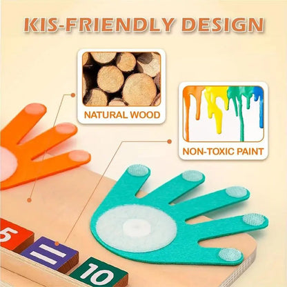 Wooden Number Learning Game — Learn Math Playfully