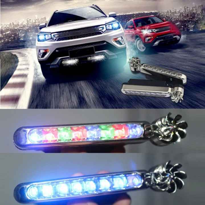 Wind-Powered Car LED Lights – Bright, Weatherproof & Battery-Free (2 Pack)