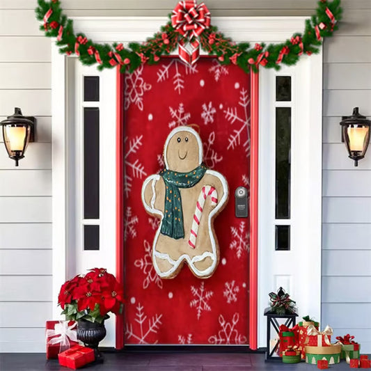 Christmas Door Decoration — Instantly Create a Festive Atmosphere
