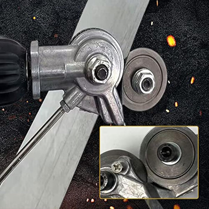 Metal Cutter Drill Attachment for Clean Cuts