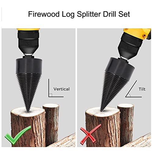 Log Splitter Drill Set — Time- & Energy-Saving Firewood Splitting