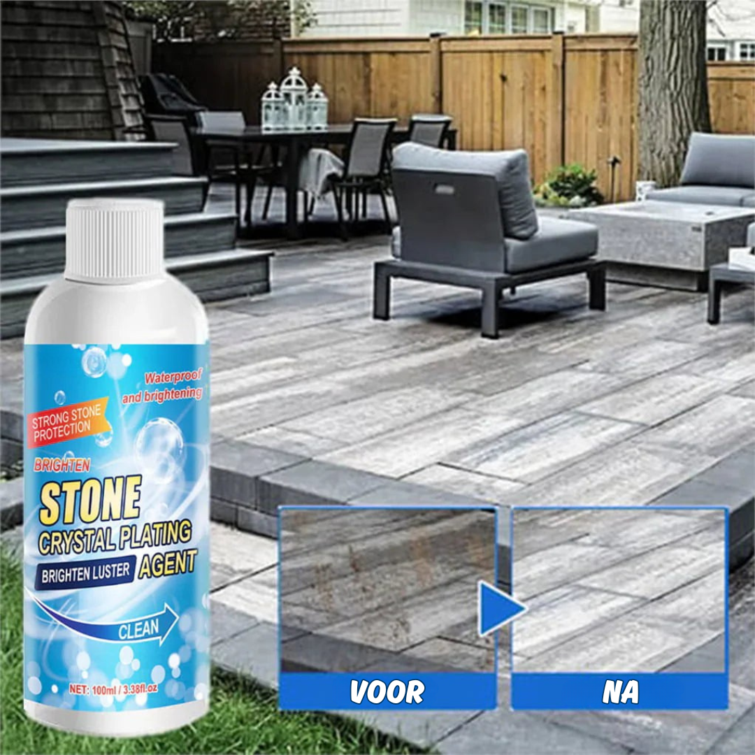 Stone Cleaner & Care – Gently Remove Rust & Stains | Biodegradable for Granite, Marble, Slate & Natural Stone (2 Pieces)