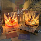 3D Pop-up Birthday Card – Handmade Greeting Card with LED Light and Music