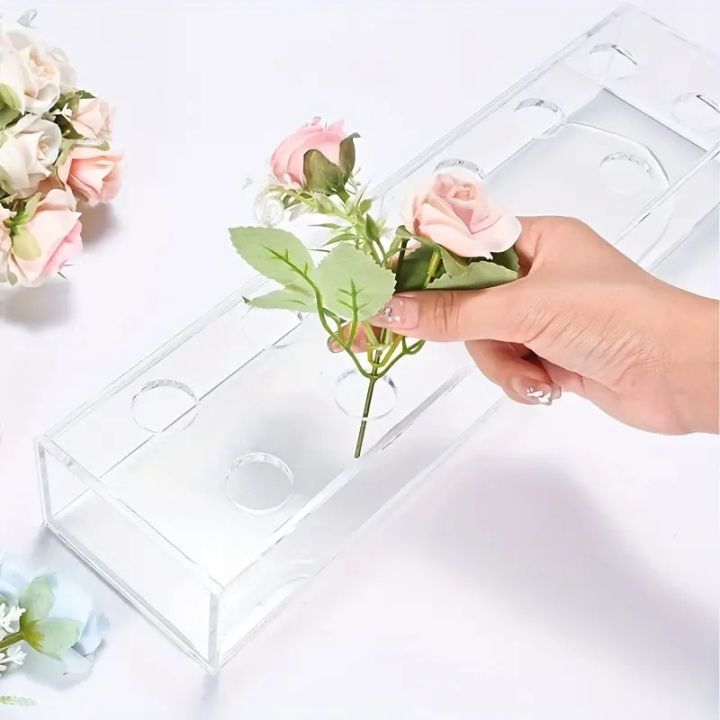 Transparent Acrylic Flower Vase