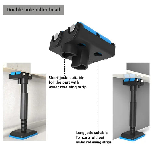 Mounting and lifting rails — effortless and secure cabinet installation