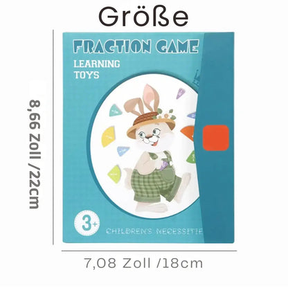 Magnetic Fraction Learning Tiles — Interactive Math Set for Kids