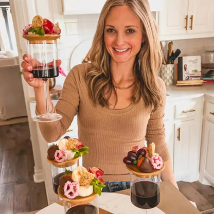 Weinglas Charcuterie Aufsatz — Für ein exklusives Weinerlebnis Mivoza Deutschland