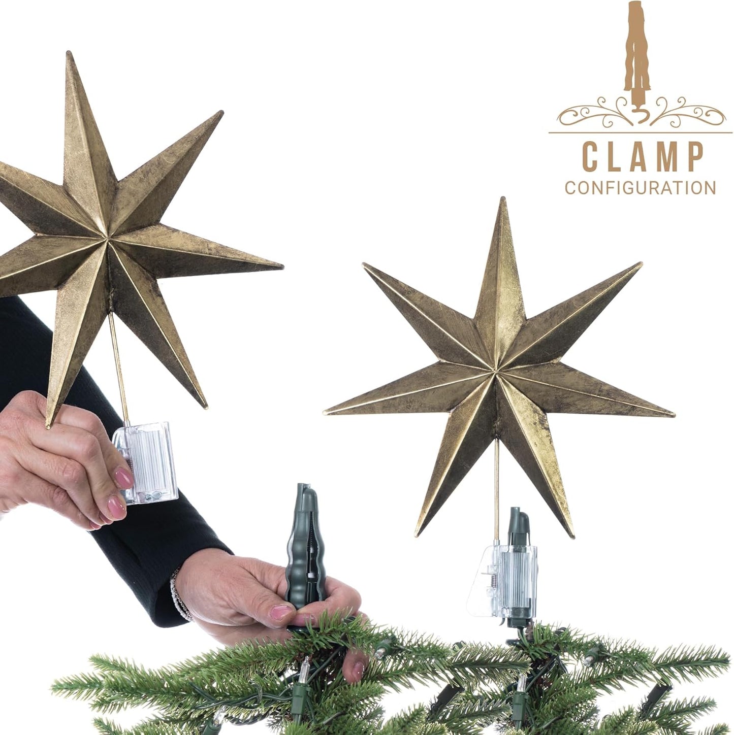 Tree Top Holder — Steady Support for Your Star