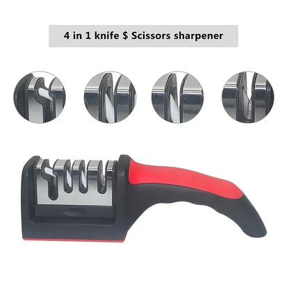 4-Stage Knife Sharpener – Sharp Blades for Easy Cooking