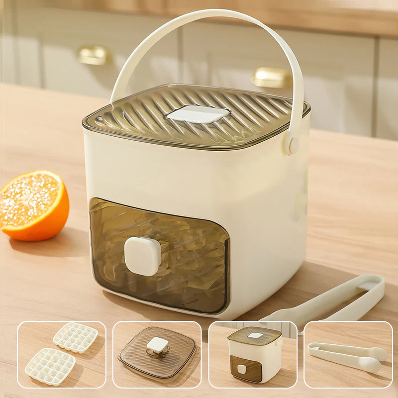 FrostEase™ — Effortless Ice Cubes, Mess-Free Carrying