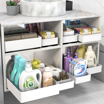 Pull-Out Cabinet Organizer — No Difficult Assembly Needed
