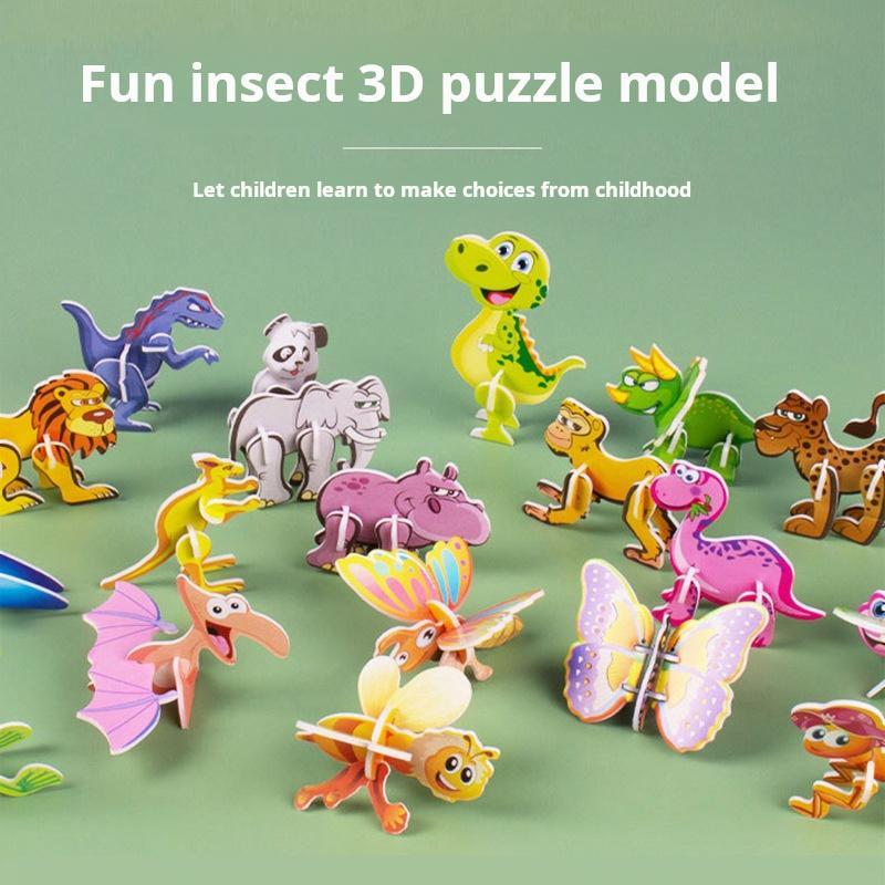 100-piece Animal Figures Set – Educational Toy to Promote Children's Creativity