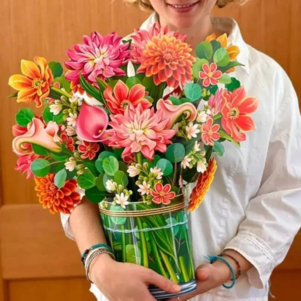 3D Pop-Up Card Flowers — For Anniversaries, Celebrations & Special Events