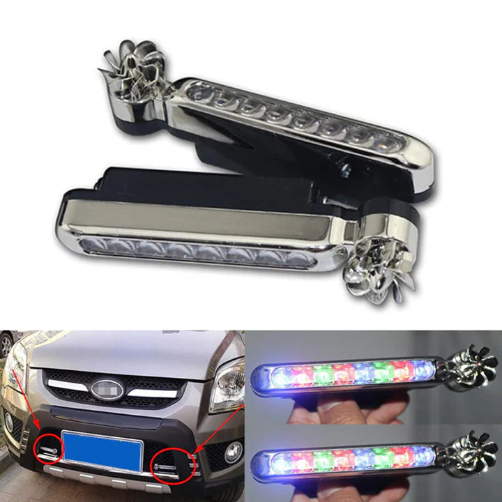 Wind-Powered Car LED Lights – Bright, Weatherproof & Battery-Free (2 Pack)