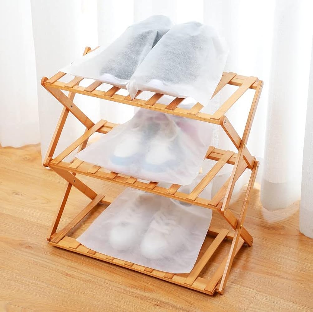 Schuhbeutel mit Kordelzug — Schützt vor Vergilbung & Staub Mivoza Deutschland