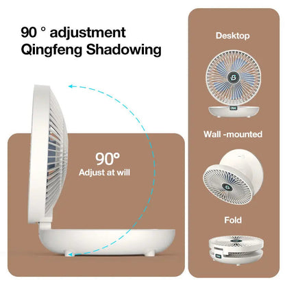 Wall-Mounted Quiet Fan for Bedroom & Bathroom