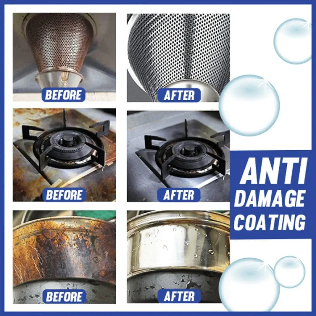 GlimmerMist™ — Foam-Powered Grease Eraser