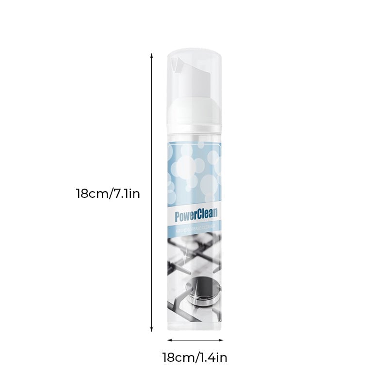 Kitchen Foam Cleaner — Effortless Removal of Grease and Dirt 2-Pack