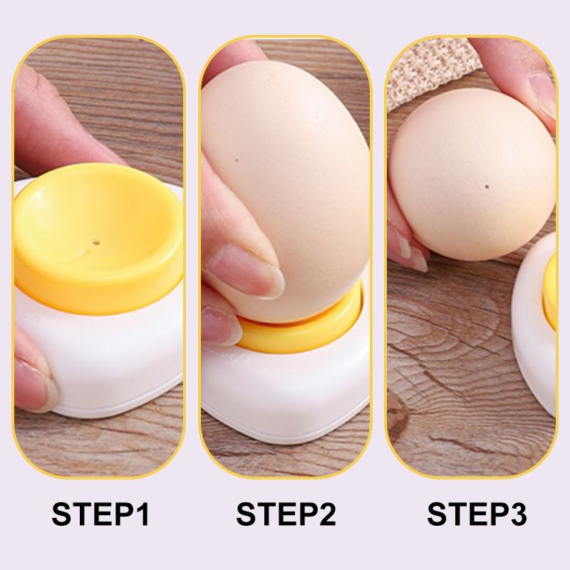 Egg piercer — crack-free eggs and effortless peeling