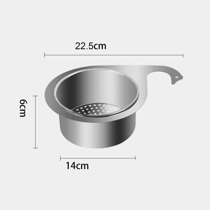 1+1 Free | Stainless steel Swan drain strainer basket for sink