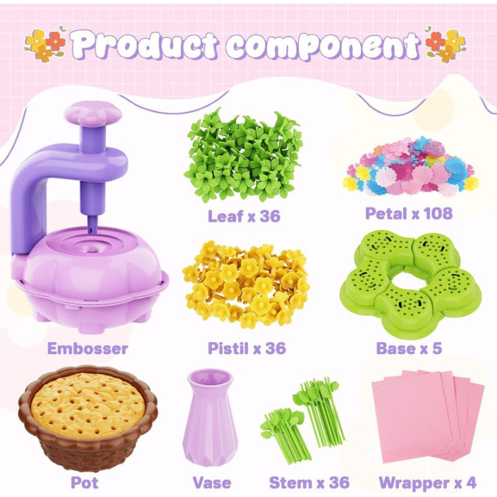 DIY Flower Bouquet Set — Promotes Creativity & Imagination in Children