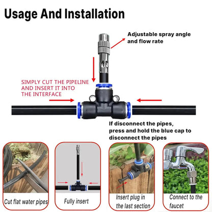HydraBloom™ — Smart 360° Precision Garden Irrigation