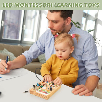 Wooden Activity Board — Playfully Promote Fine Motor Skills