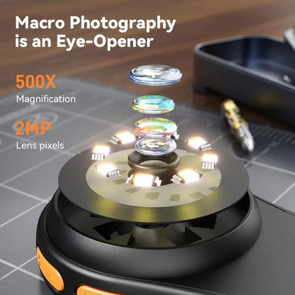 SharpVisio™ — 500x Zoom Magnifier with HD Camera