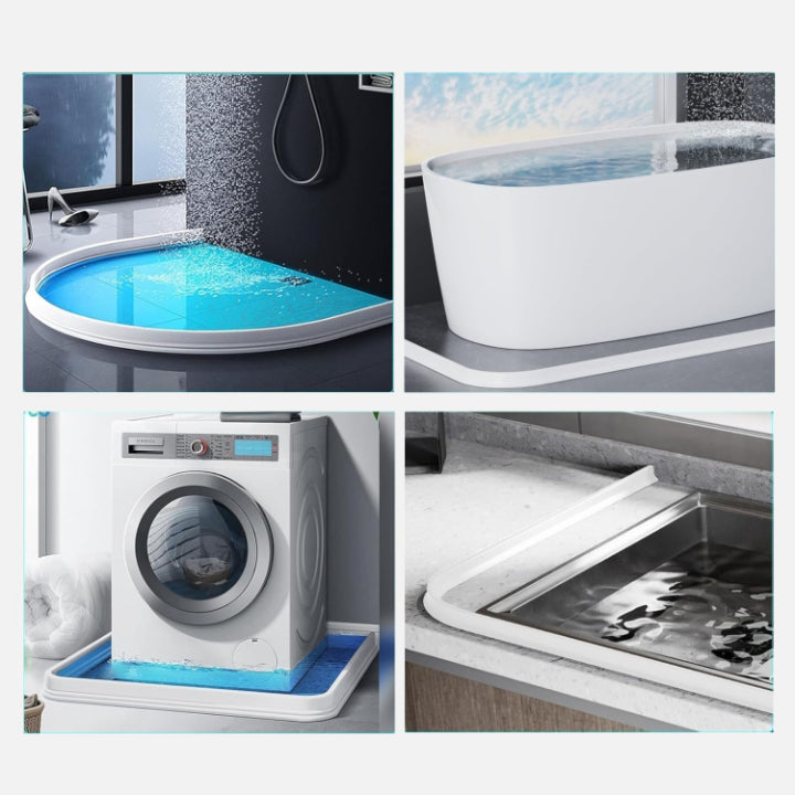 Flexible Shower Water Barrier – Keep Floors Dry