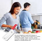 Stainless Steel Dual Blade Cutter - Multifunctional Slicer for Veggies