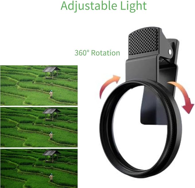 52mm CPL Filter for Mobile Phone - Less Glare & Better Colors Mivoza Germany