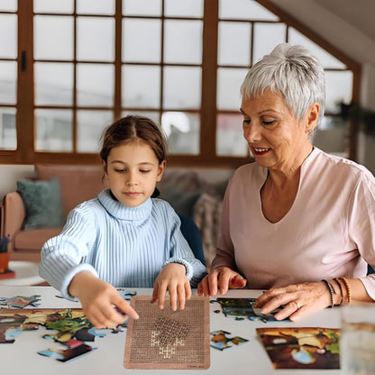 Fractal Wood Puzzle – Calm & Creative Challenge