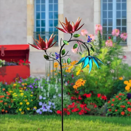 Bunter Garten-Windspinner – Faszinierende Blumendekoration Mivoza Deutschland