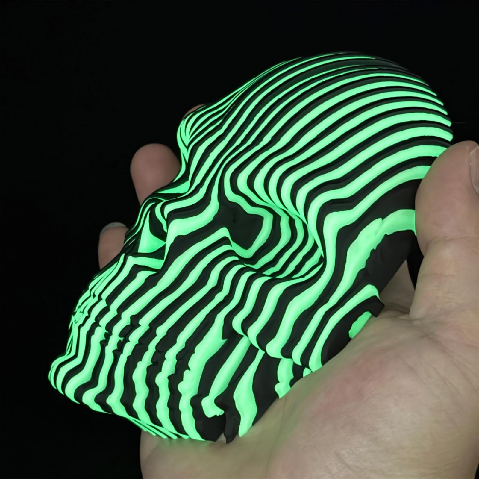 3D Quantum-Leuchtschädel — Magische Atmosphäre aus Licht & Schatten Mivoza Deutschland