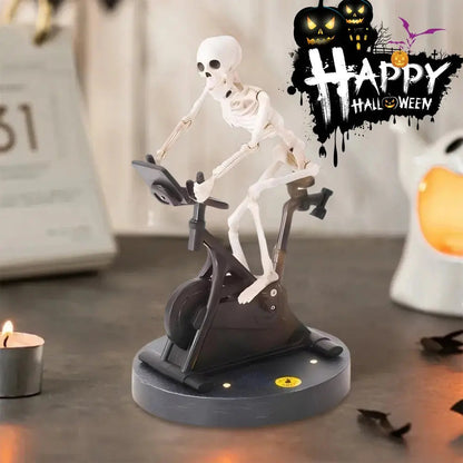 Decorative Skeleton Rider Figurine — Create a Spookily Charming Atmosphere