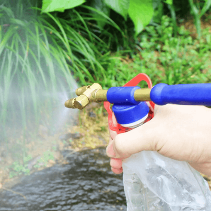 Garden Manual Bottle Sprayer Nozzle — Turn Beverage Bottles into Clever Garden Sprayers