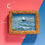 Van Gogh Refrigerator Magnets with 3D Art Details