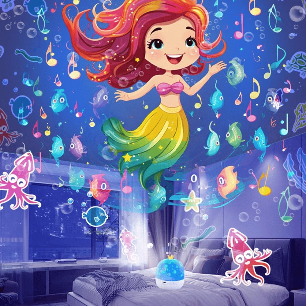 ⭐Projector Night Light for Kids 15 Sets of Films🌙Type-C Charging🔋 Mivoza Deutschland