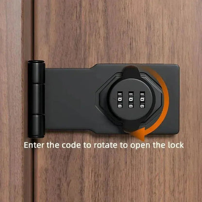 Keyless Secure Lock — Stainless Zinc Alloy with 1000 Codes
