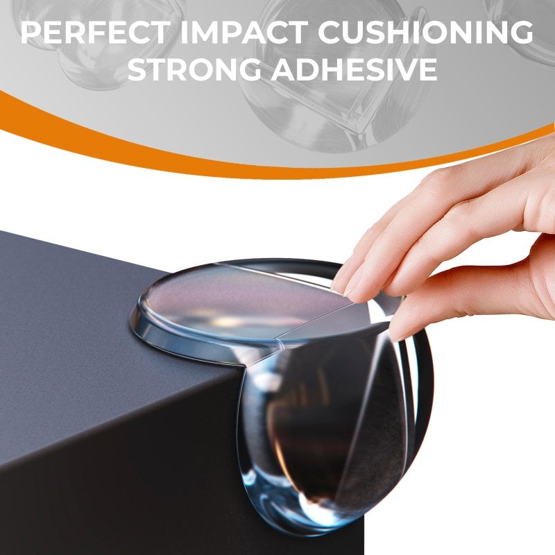 Baby corner protectors — Soft pads against bumps on furniture edges 8-piece set