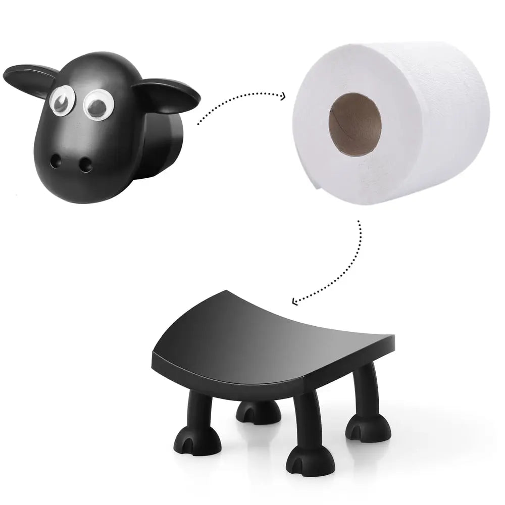 Sheep Toilet Paper Holder – Practical & Charming for the Bathroom