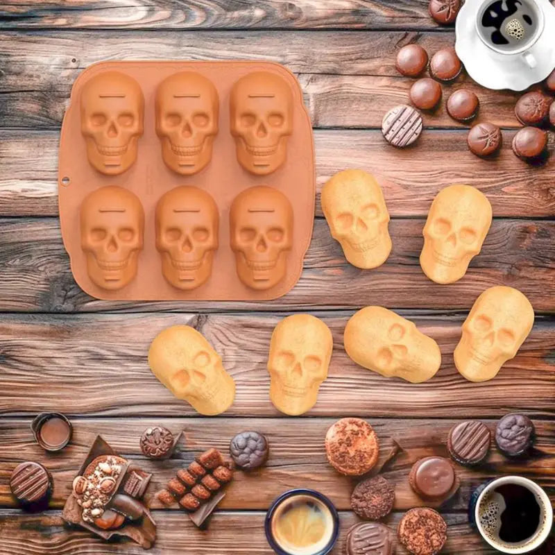 GraveGlam™ — Jaw-Dropping Skull Dessert Mold