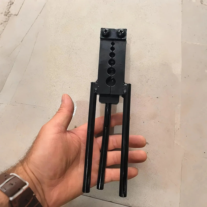 Multi-hole crimping tool — precise and fatigue-free work