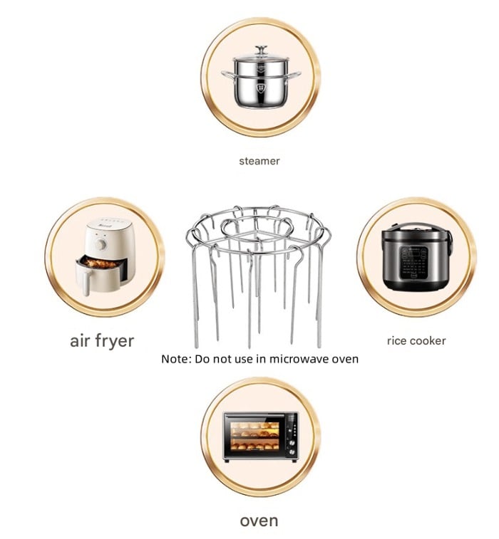 Grill Set for Air Fryers — Crispy Enjoyment Without Smoke
