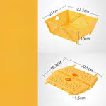 Foldable Draining and Storage Basket – Space-Saving, Heat-Resistant Organizer
