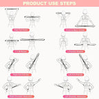 8-förmiges Übungsband zur Haltungskorrektur – für Schultern und Rücken