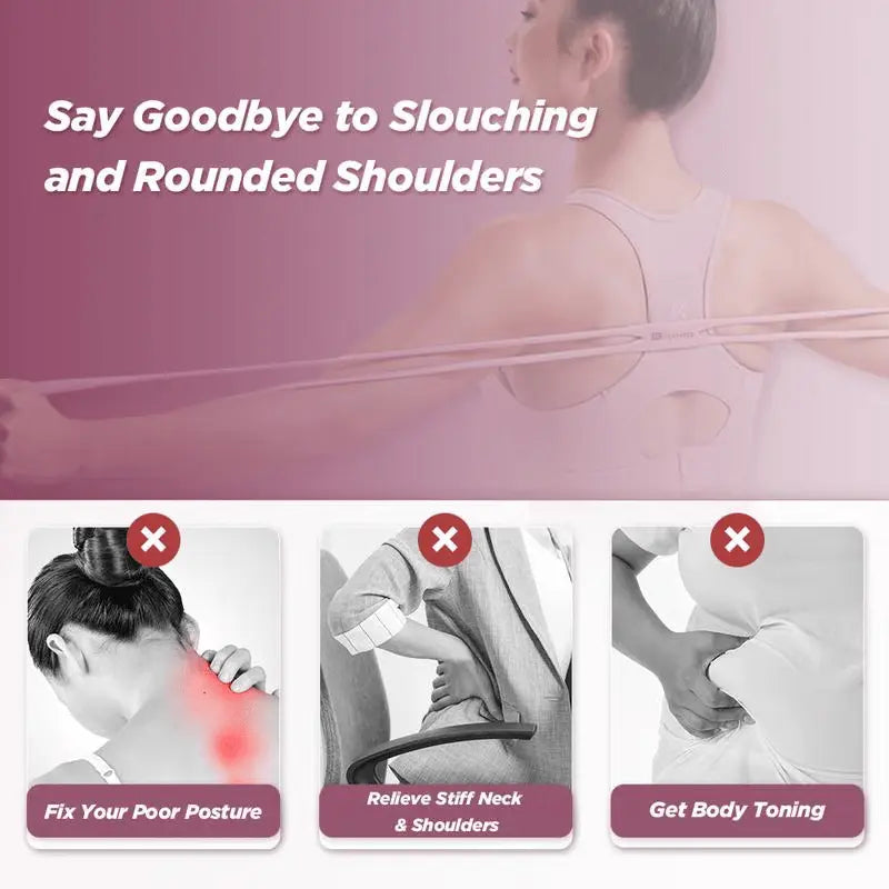 8-förmiges Übungsband zur Haltungskorrektur – für Schultern und Rücken