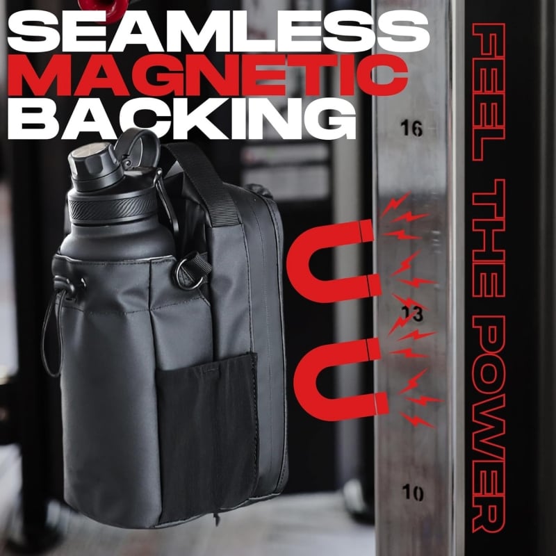 Protein Shake Carrying Bag — Magnetic & Ideal for Training