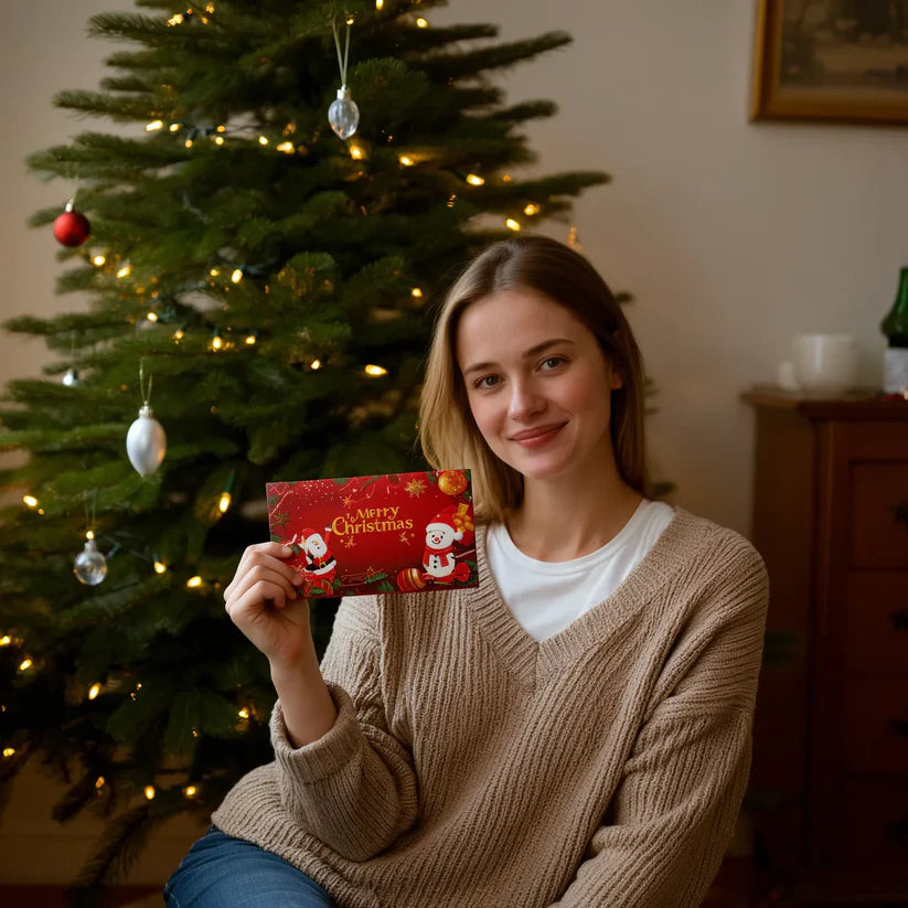 Christmas Money Envelopes – Gift Cash in Style (Set of 2)